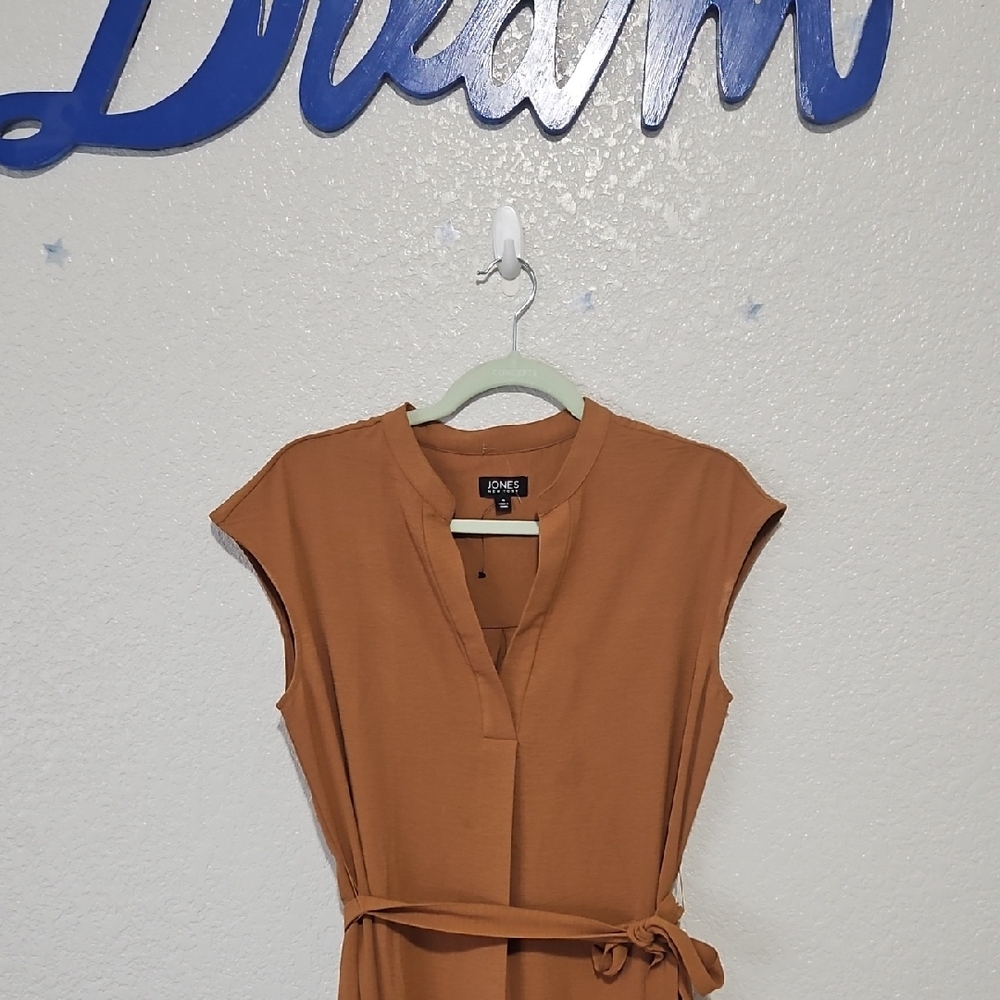 Jones New York Rust Midi Dress